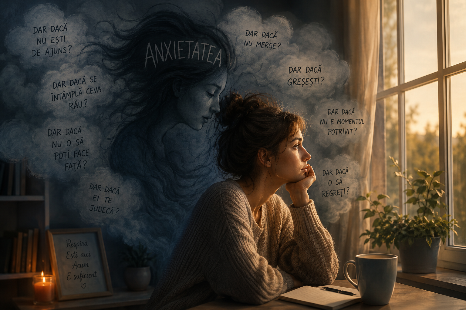 Anxietatea, prietena mea care nu mă lasă niciodată singură
